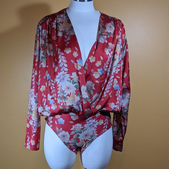 Zara Tops - ZARA Body/Blouse Red, Size L